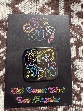 Big Bud Press Rainbow Logo Lapel Pin